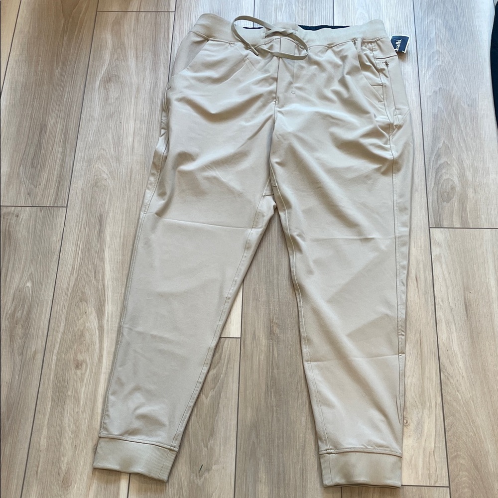 New Birddogs Men's Tan Jogger Pants size XL